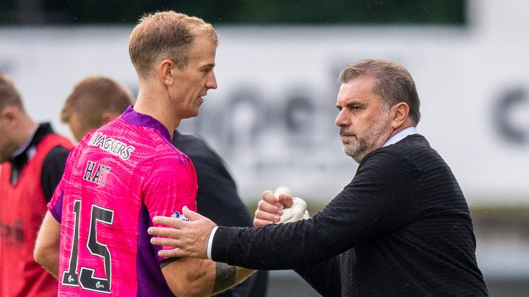 Joe Hart has backed manager Ange Postecoglou to turn things around at Celtic