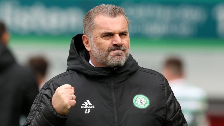 Ange Postecoglou guided Celtic to their first domestic away win in eight months at Aberdeen before the international break