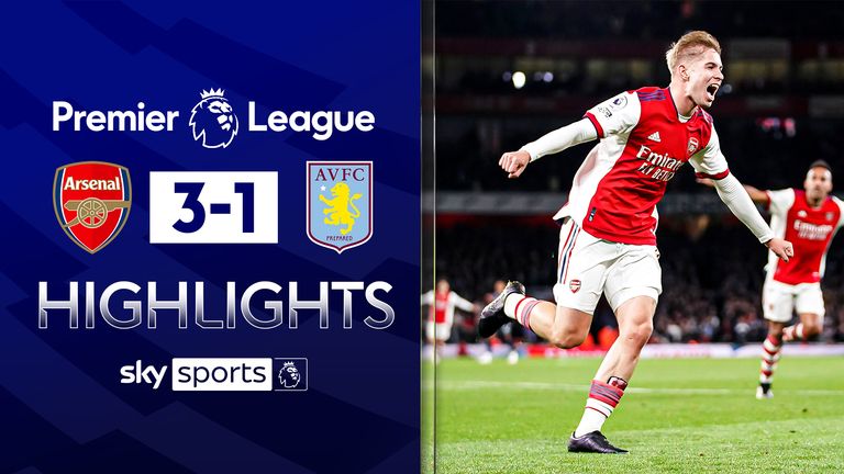 Arsenal v Aston Villa highlights
