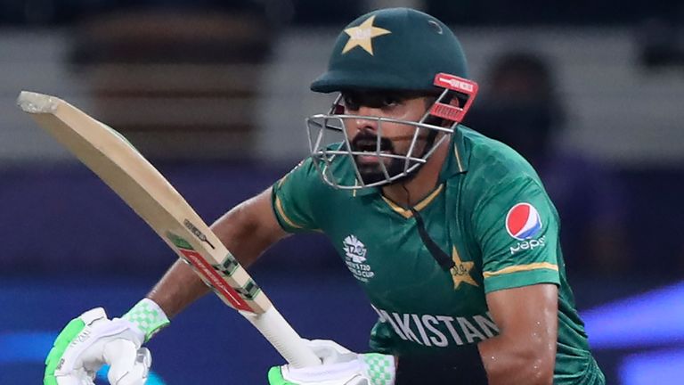 Babar Azam's unbeaten 68 from 52 balls came in an unbroken stand of 152 with opening partner Mohammad Rizwan (79no off 55)