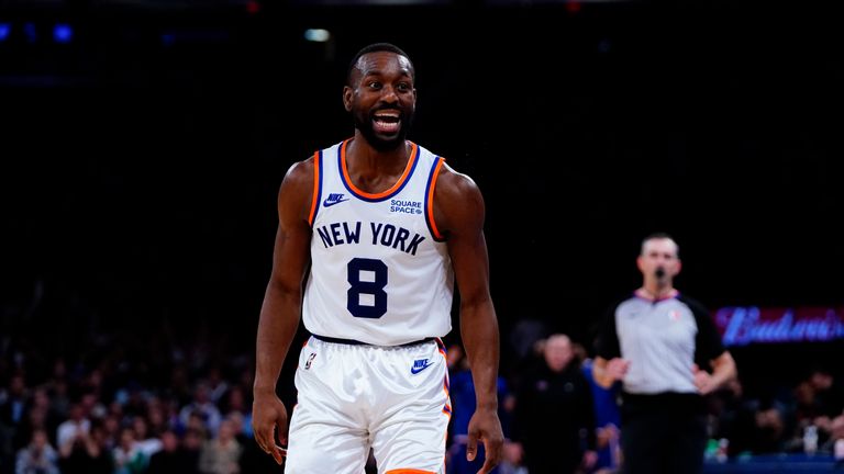 Kemba Walker top-scored for New York with 19 points as the Knicks defeated the Philadelphia 76ers for the first time since 2017.