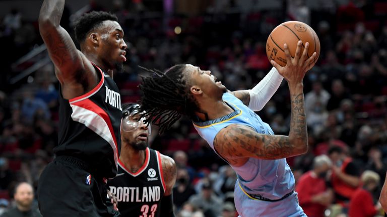 Highlights of the Memphis Grizzlies&#39; trip to the Portland Trail Blazers in Week 2 of the NBA.