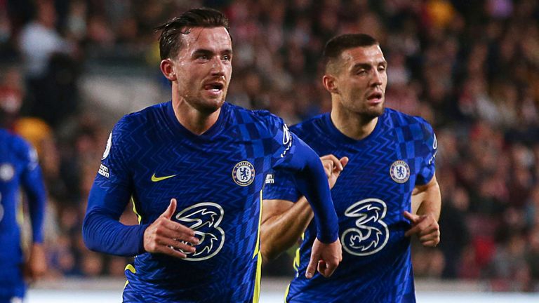 Ben Chilwell celebrates after scoring the opening goal (Paul Terry/CSM via ZUMA Wire)
