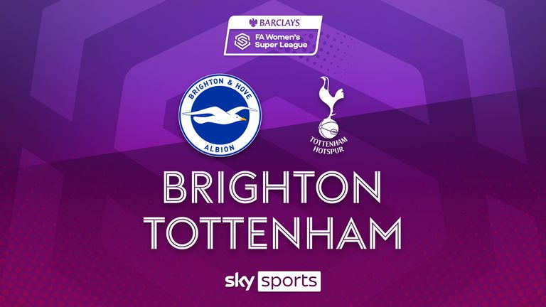 WSL: Brighton 2-1 Tottenham