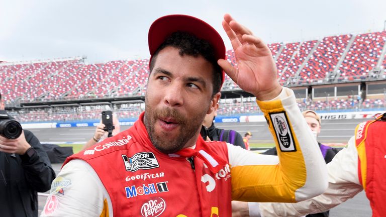 Bubba Wallace has become the first African-American winner of a premier series NASCAR race since 1963