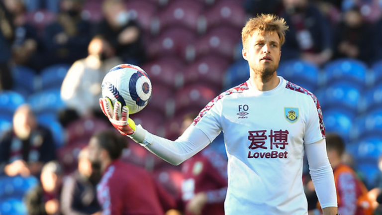 Fabian Otte during his time as a goalkeeper coach at Burnley