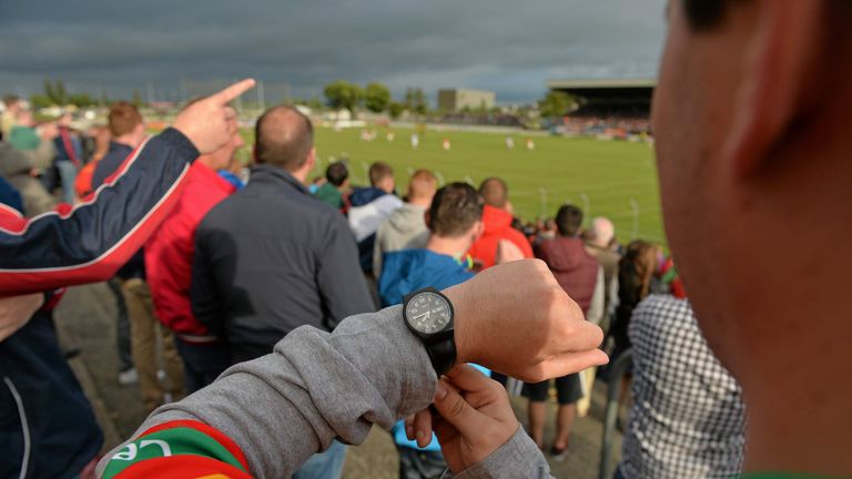 The 2013 qualification between Carlow and Laois took place on a Friday evening