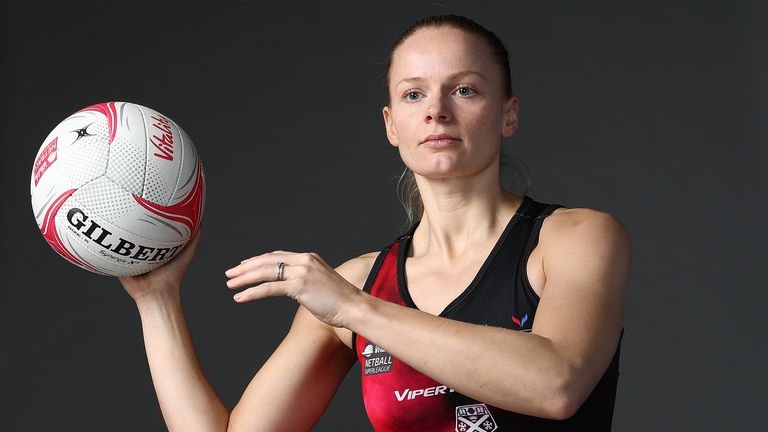 Claire Maxwell is returning to a Vitality Netball Superleague court