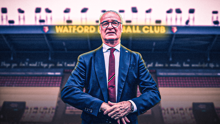 Claudio Ranieri has been appointed as Watford's new manager