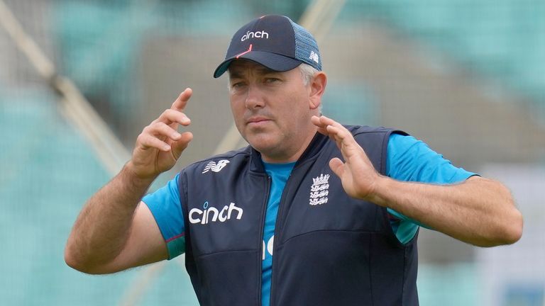 England men&#39;s head coach Chris Silverwood (Associated Press)