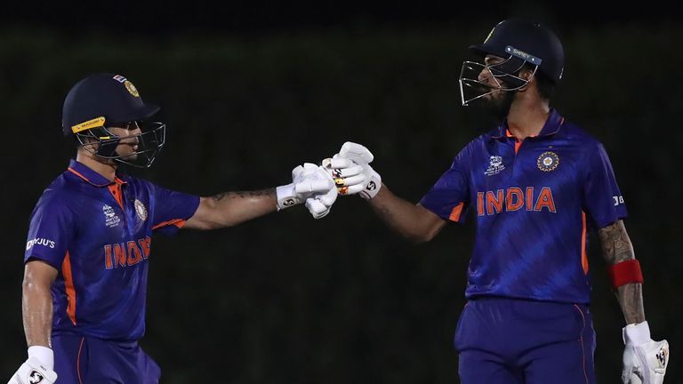 India openers Ishan Kishan (l) and KL Rahul (r) can be potentially explosive