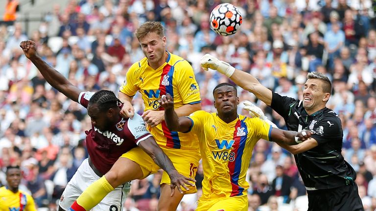 Marc Guehi and and Joachim Andersen have started together in the last six Premier League games