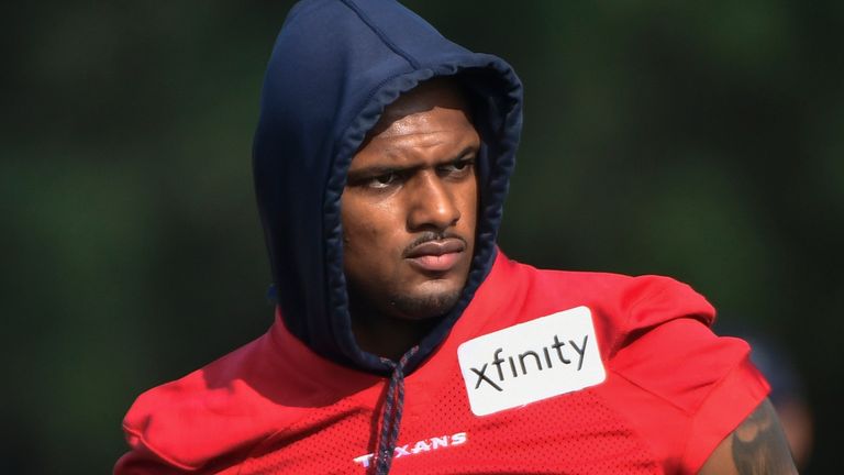 Deshaun Watson hasn't played for the Houston Texans this season despite being healthy (AP)