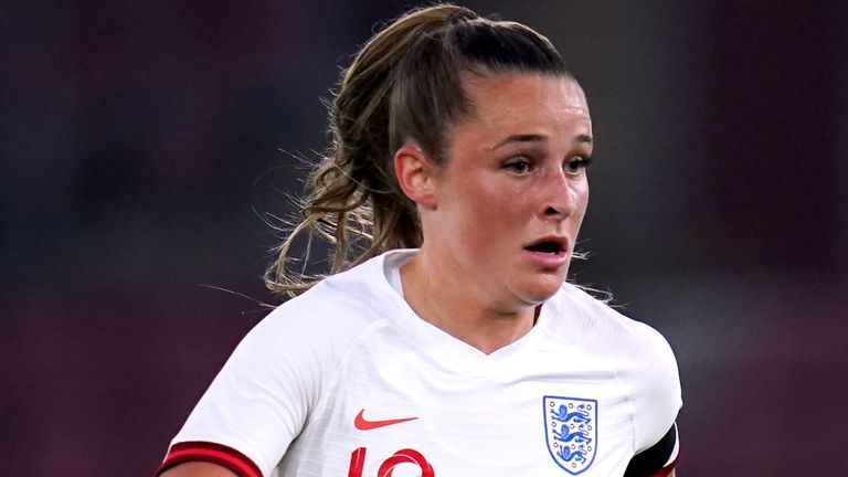 Ella Toone recently made her first start for England Women