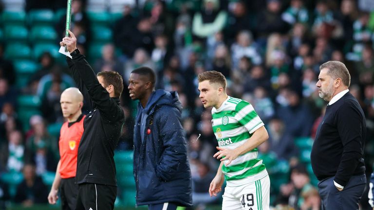 James Forrest returned from injury but was unable to help Celtic beat Livingston