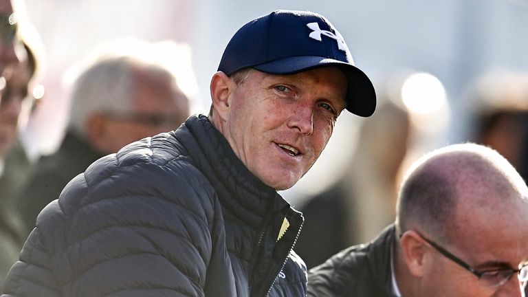 24 October 2021; Newly appointed Galway hurling manager Henry Shefflin in attendance during the Kilkenny County Senior Club Hurling Championship Semi-Final match between Ballyhale Shamrocks and James Stephens at UPMC Nowlan Park in Kilkenny. Photo by Sam Barnes/Sportsfile
