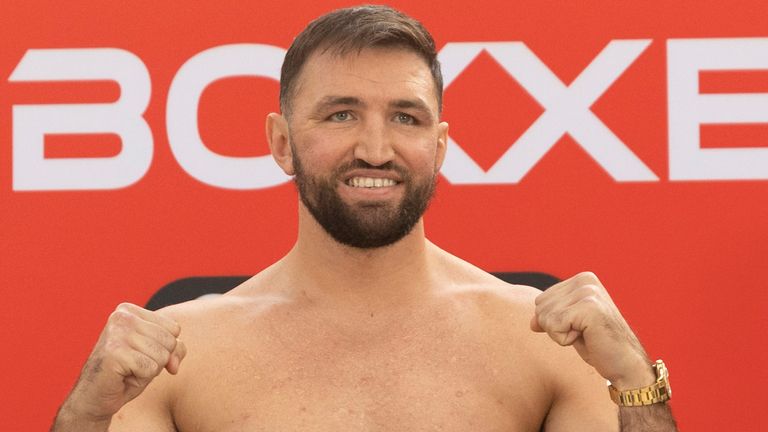 CHAMPIONSHIP BOXING WEIGH IN.METRO CENTRE,.NEWCASTLE.PIC;LAWRENCE LUSTIG.International Heavyweight Contest .HUGHIE FURY and  CHRISTIAN HAMMER. WEIGH IN BEFORE THEIR CONTEST ON BOXXER PROMOTIONS NIGHT OF CHAMPIONSHIP BOXING AT THE UTILITA ARENA,NEWCASTLE ON SATURDAY(16-10-21)