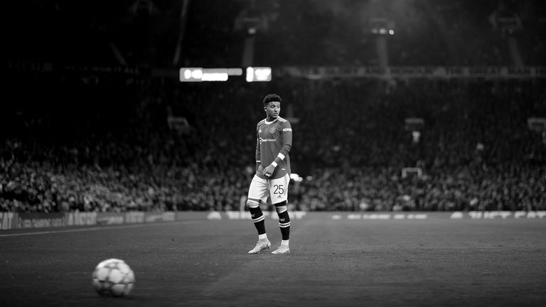 Manchester United's Jadon Sancho