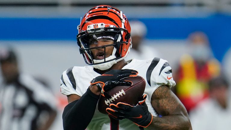 Cincinnati Bengals star rookie receiver Ja'Marr Chase has been slowed the last couple of weeks in back-to-back losses