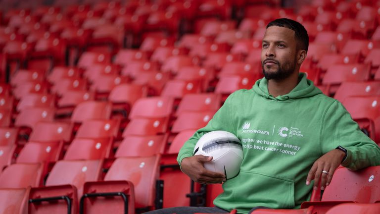Joe Thompson working in partnership with Scottish Power and Cancer Research UK