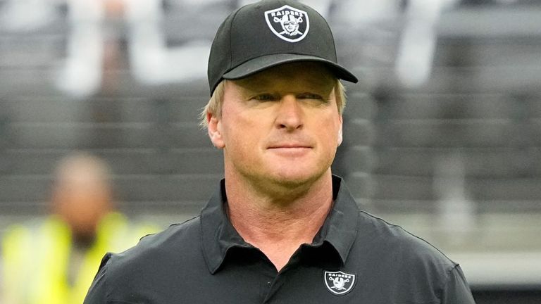 Jon Gruden: NFL condemns 'abhorrent' racial slur Las Vegas Raiders head  coach used in email | NFL News | Sky Sports