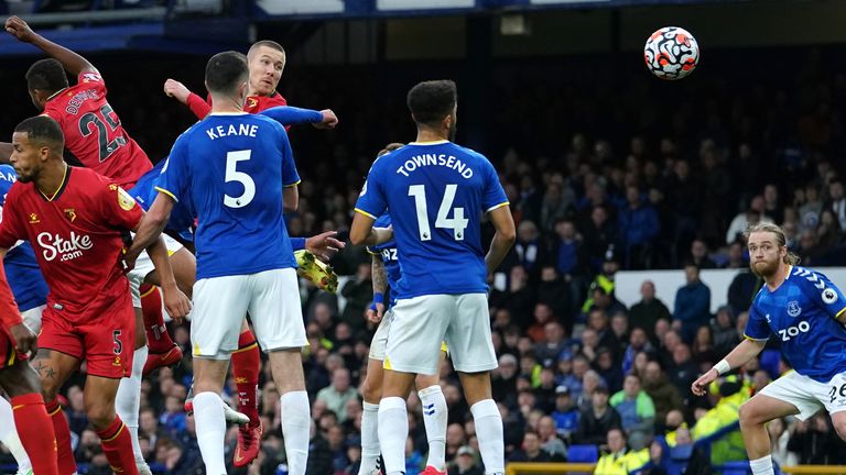 Watford's Juraj Kucka scores his side's second goal 