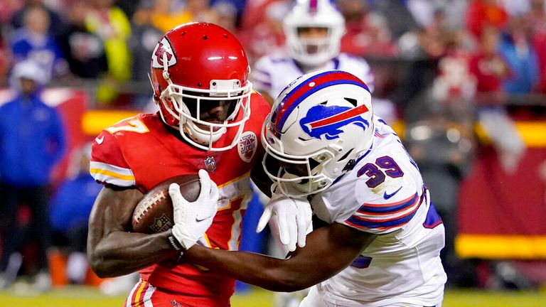 Highlights from the Week 5 matchup between the Bills and the Kansas City Chiefs in the 2021 NFL regular season