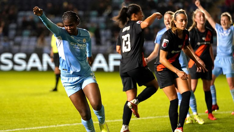 Khadija Shaw restored City's lead from a corner