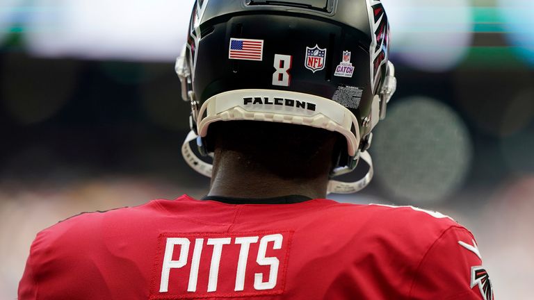 Falcons tight end Kyle Pitts