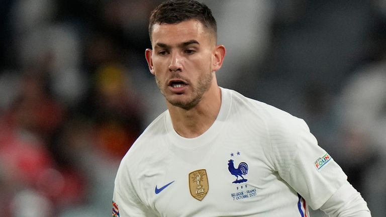 Lucas Hernandez won the Nations League with France on Sunday