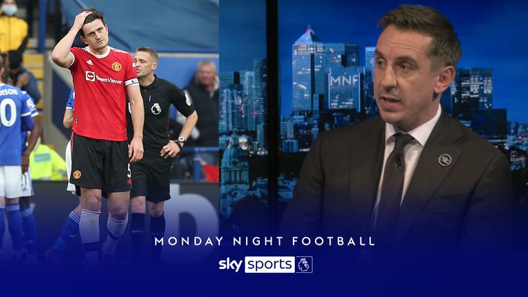 MNF: Gary Neville questions Harry Maguire selection and Manchester United's  pressing against Leicester, Video, Watch TV Show