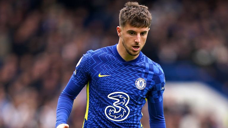 Mason Mount del Chelsea en acción vs Norwich