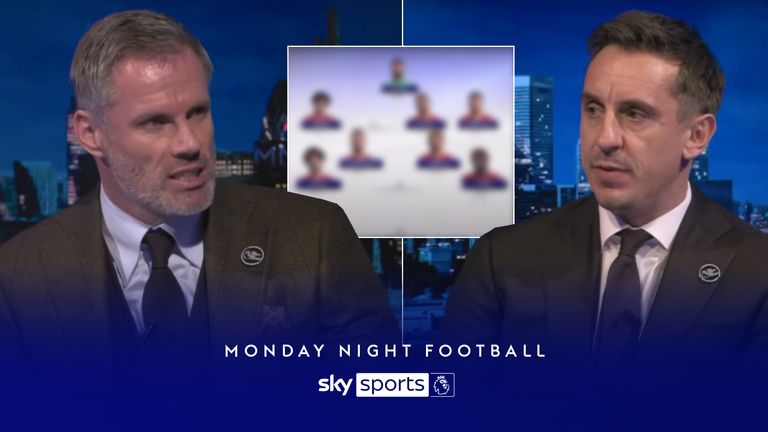 MNF: Carragher and Neville's combined XI for Man Utd v Liverpool