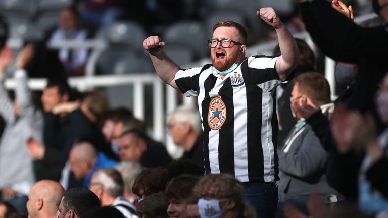 Newcastle fans (PA)