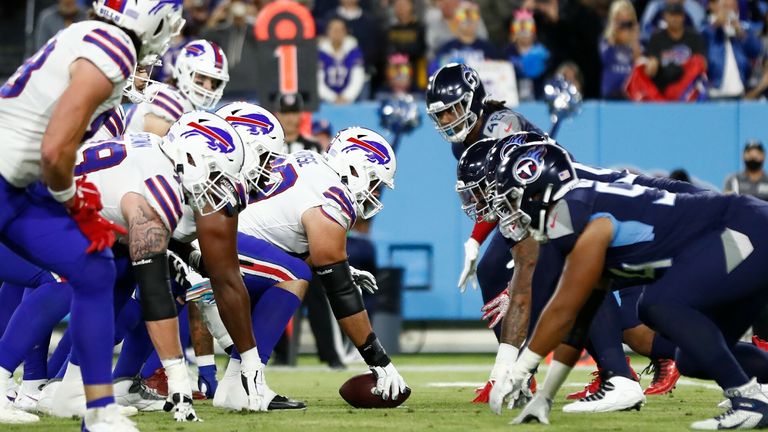 There are 2 NFL games on TV tonight: What time do Titans at Bills start? 