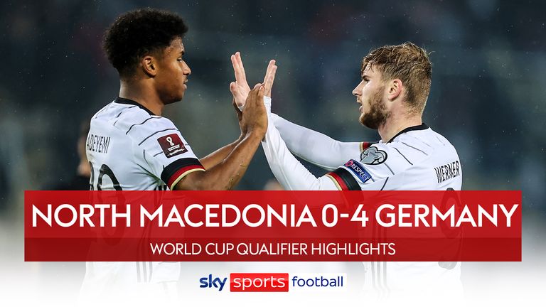 World Cup 2022: Timo Werner scores as Germany beat North Macedonia