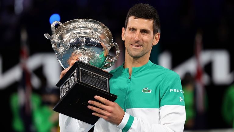 Reigning men's champion Novak Djokovic has declined to disclose his vaccination status and suggested last week he might not play at the 2022 Australian Open
