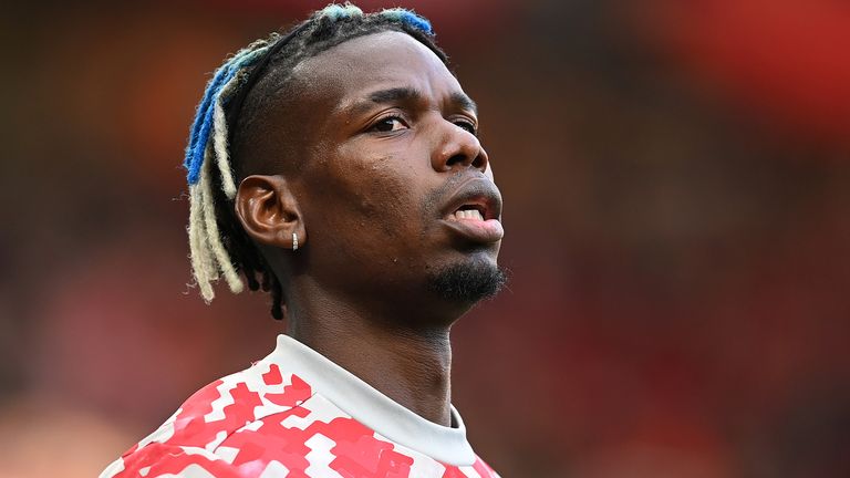 Paul Pogba's contract at Manchester United expires next summer