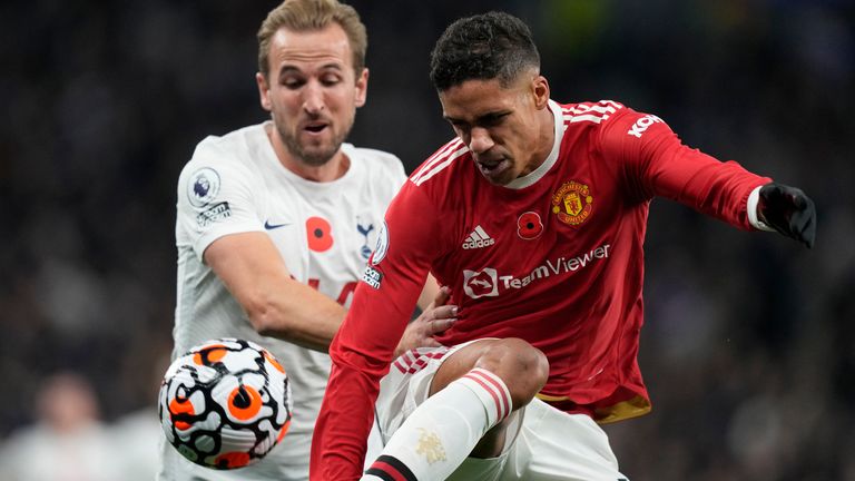 Raphael Varane made more clearances than any player on the pitch in Man Utd's win at Tottenham