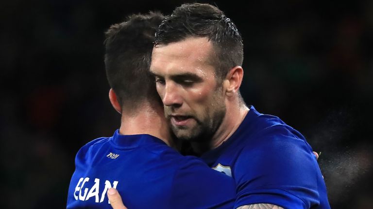 Shane Duffy a marqué le quatrième but de la République d'Irlande