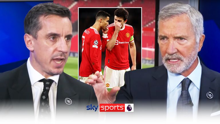 neville clashes with souness over man utd
