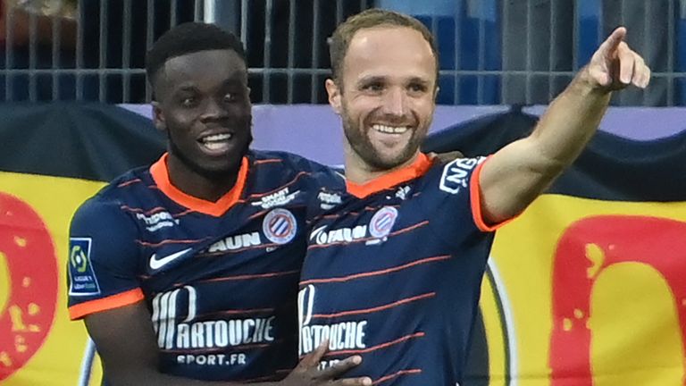Stephy Mavididi scored the winning goal for Montpellier against Lens