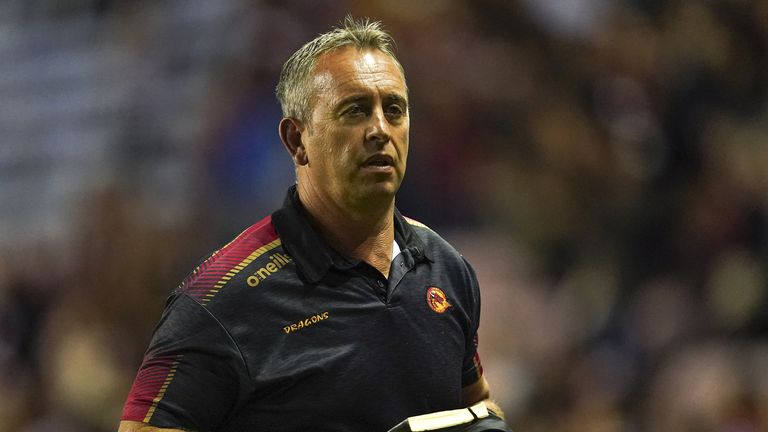 PA - Catalans Dragons coach Steve McNamara