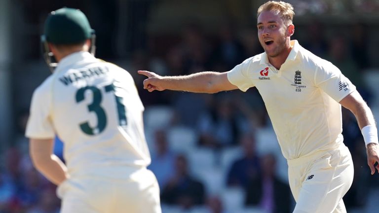 England bowler Stuart Broad dismissed Australia's David Warner seven times in the 2019 Ashes
