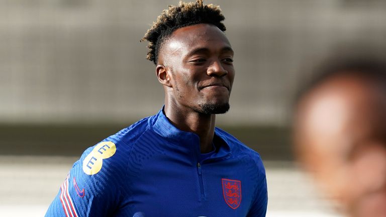 Tammy Abraham moved to Roma from Chelsea in the summer