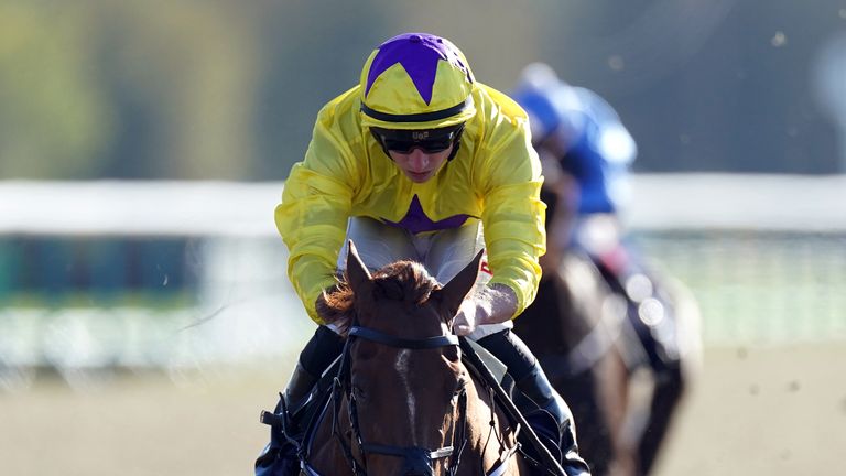 Tom Marquand rides Sea La Rosa to victory at Lingfield