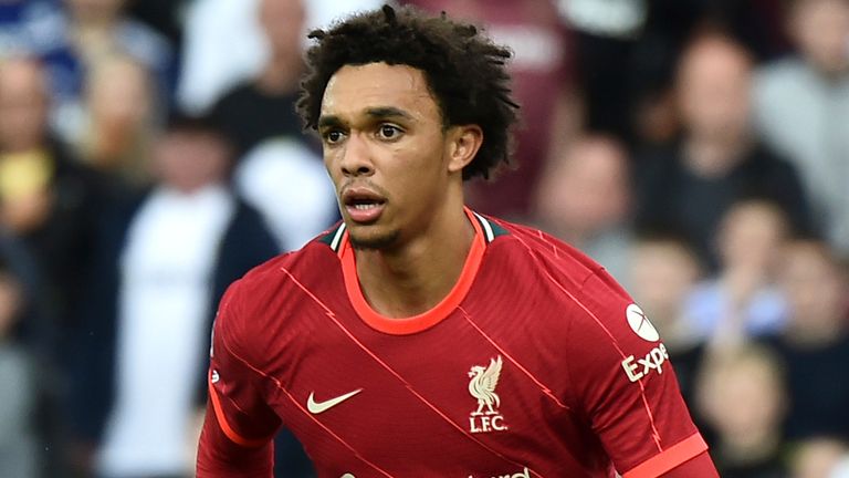 Trent Alexander-Arnold is due to return for Liverpool this weekend following a muscle injury