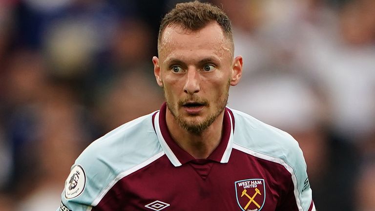 Vladimir Coufal is unlikely to be risked for West Ham in the Carabao Cup