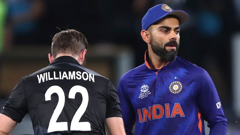 Virat Kohli says India &#39;not brave enough&#39; as loss to New Zealand hits T20 World Cup semi-final hopes | Cricket News | Sky Sports