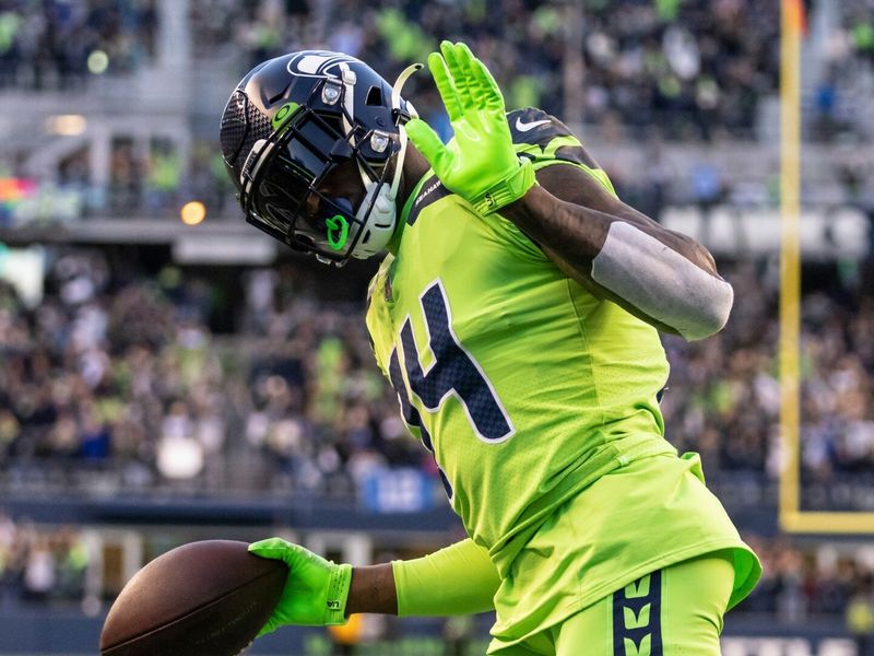 Video: Seahawks receiver DK Metcalf gets struck out by Quavo in